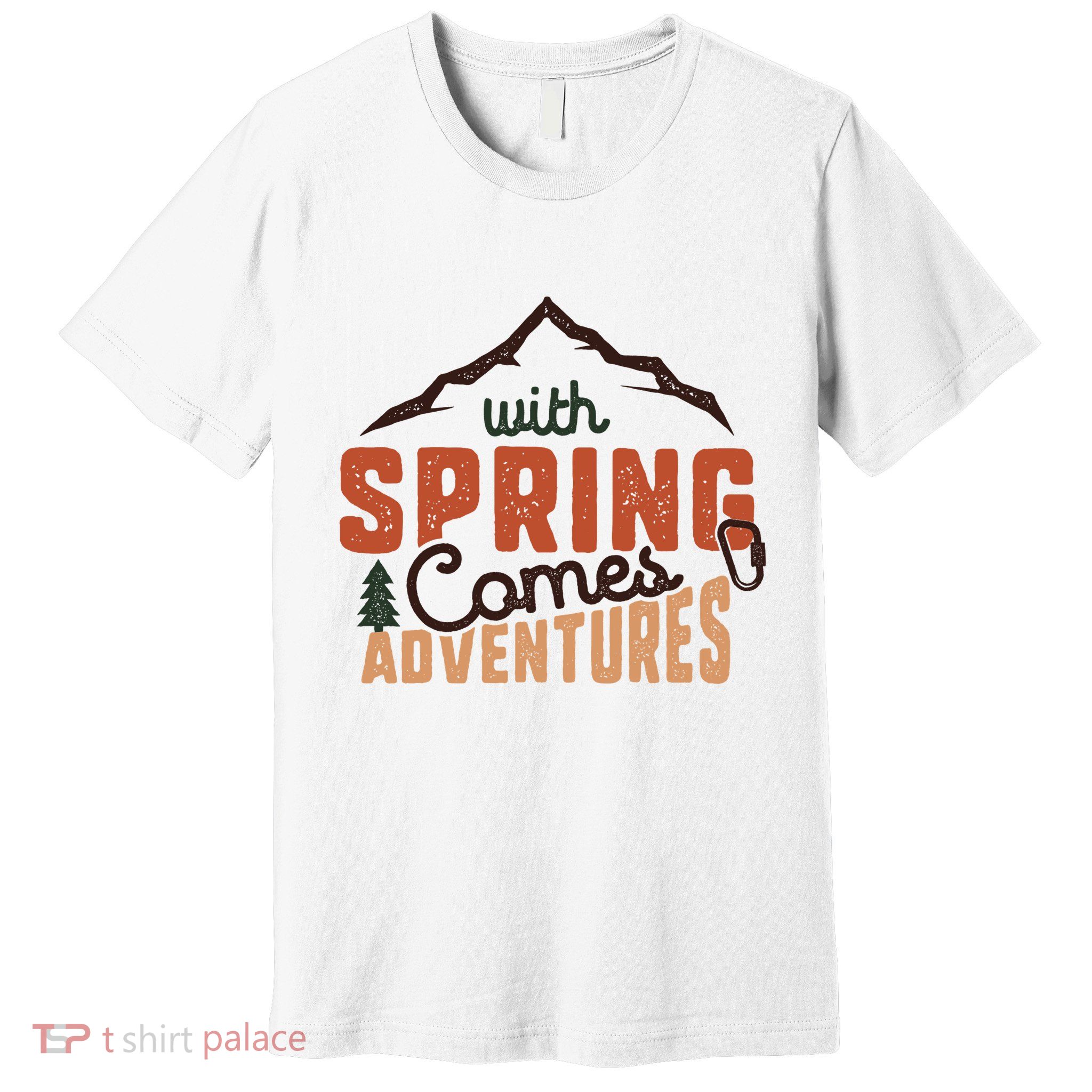 With Spring Comes Adventure Premium T-Shirt