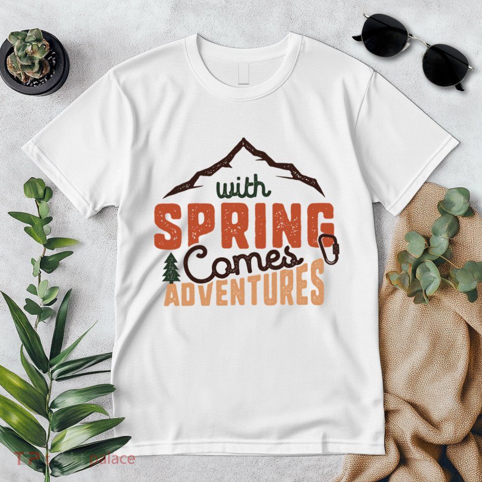 With Spring Comes Adventure Premium T-Shirt