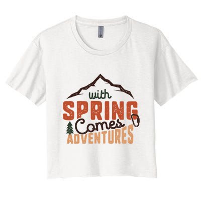With Spring Comes Adventure Crop Top