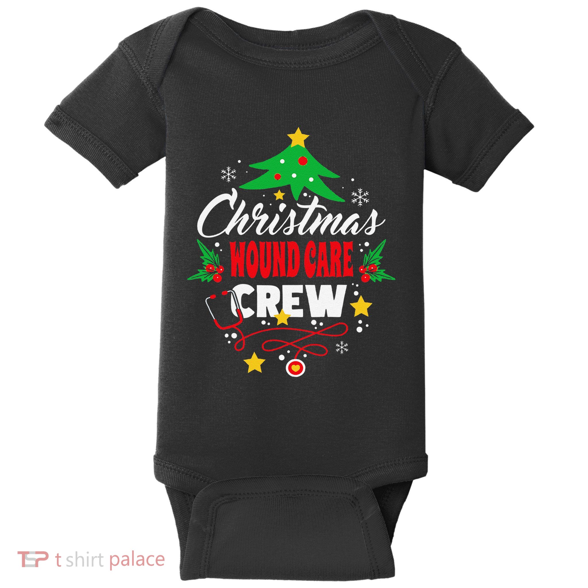 Wounds Specialist Christmas Tree Wound Care Crew Nurse Baby Bodysuit
