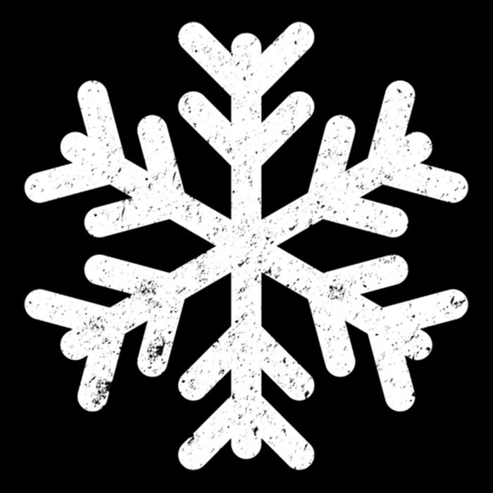 White Snowflake Cool Winter Sports Xmas Gift Meaningful Gift Bucket Hat