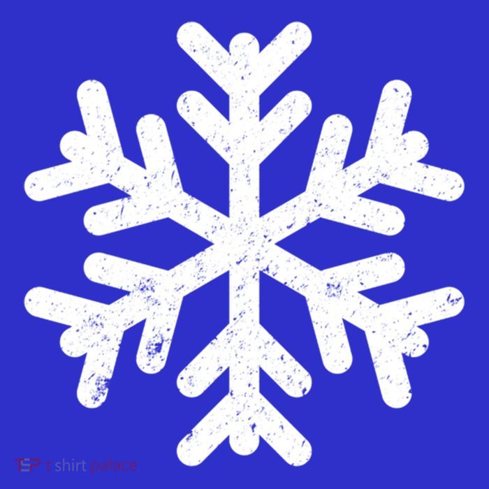 White Snowflake Cool Winter Sports Xmas Gift Meaningful Gift Tall T-Shirt