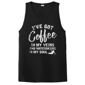 Water Ski Coffee Soul Water Skiing Gift PosiCharge Competitor Tank