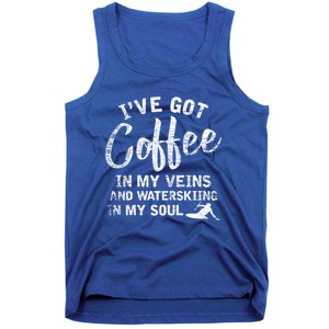 Water Ski Coffee Soul Water Skiing Gift Tank Top