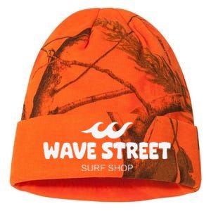 Wave Street Classic Waves On The Beach Surf Shop Graphic Kati Licensed 12" Camo Beanie