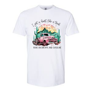 Western Sunset Cow I Got A Heart Like A Truck Softstyle CVC T-Shirt