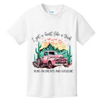 Western Sunset Cow I Got A Heart Like A Truck Kids T-Shirt