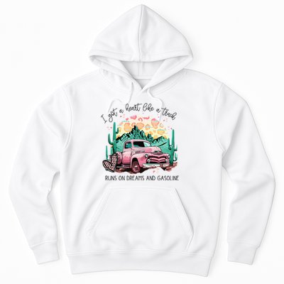 Western Sunset Cow I Got A Heart Like A Truck Hoodie