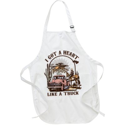 Western Sunset Cowgirl I Got A Heart Like A Truck Apron