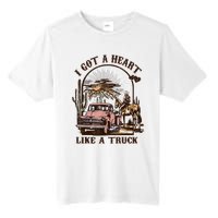 Western Sunset Cowgirl I Got A Heart Like A Truck Tall Fusion ChromaSoft Performance T-Shirt