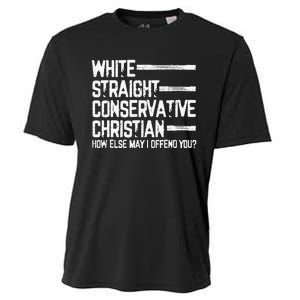 White Straight Conservative Christian Patriotic Cooling Performance Crew T-Shirt