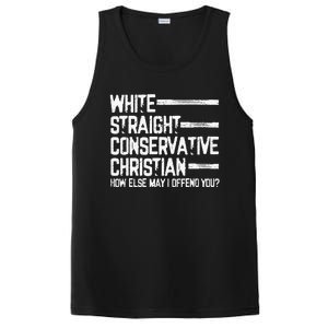 White Straight Conservative Christian Patriotic PosiCharge Competitor Tank