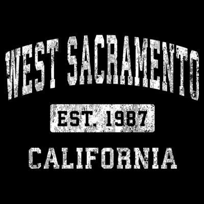 West Sacramento California Ca Vintage Established Sports T-Shirt