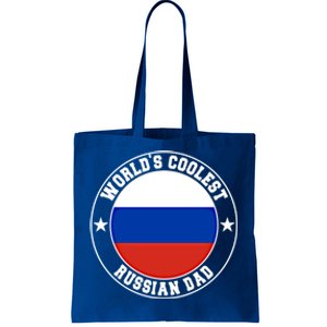 World S Coolest Russian Dad Russian Dad Gift Tote Bag