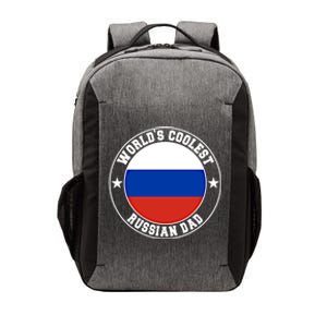 World S Coolest Russian Dad Russian Dad Gift Vector Backpack