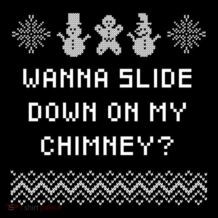 Wanna Slide Down On My Chimney Christmas Dad Jokes Xmas Gift Impact Tech Backpack