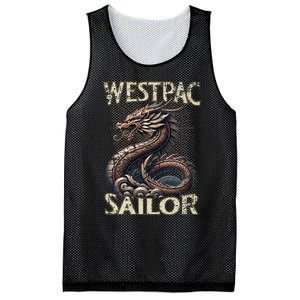 Westpac Sailor Dragon For Western Pacific Deployment Mesh Reversible Basketball Jersey Tank