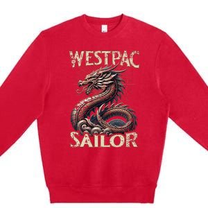 Westpac Sailor Dragon For Western Pacific Deployment Premium Crewneck Sweatshirt