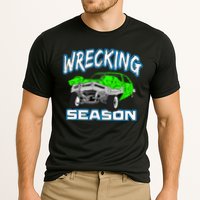 Wrecking Season Demolition Derby Cooling Performance Crew T-Shirt