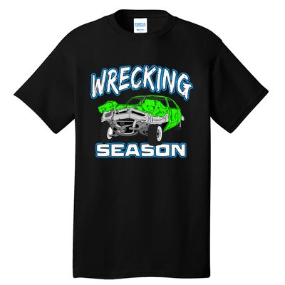 Wrecking Season Demolition Derby Tall T-Shirt