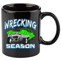 Wrecking Season Demolition Derby 11oz C Handle Ceramic Mug