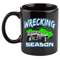 Wrecking Season Demolition Derby 11oz C Handle Ceramic Mug