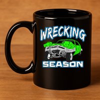 Wrecking Season Demolition Derby 11oz C Handle Ceramic Mug