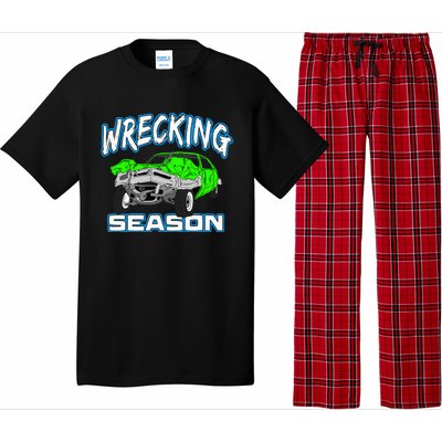 Wrecking Season Demolition Derby Pajama Set