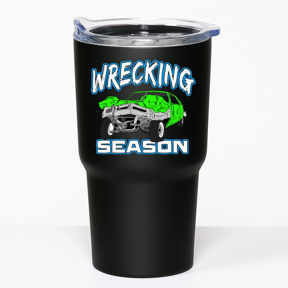 Wrecking Season Demolition Derby Tumbler
