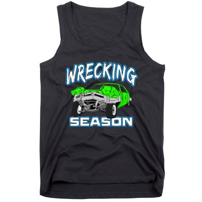 Wrecking Season Demolition Derby Tank Top