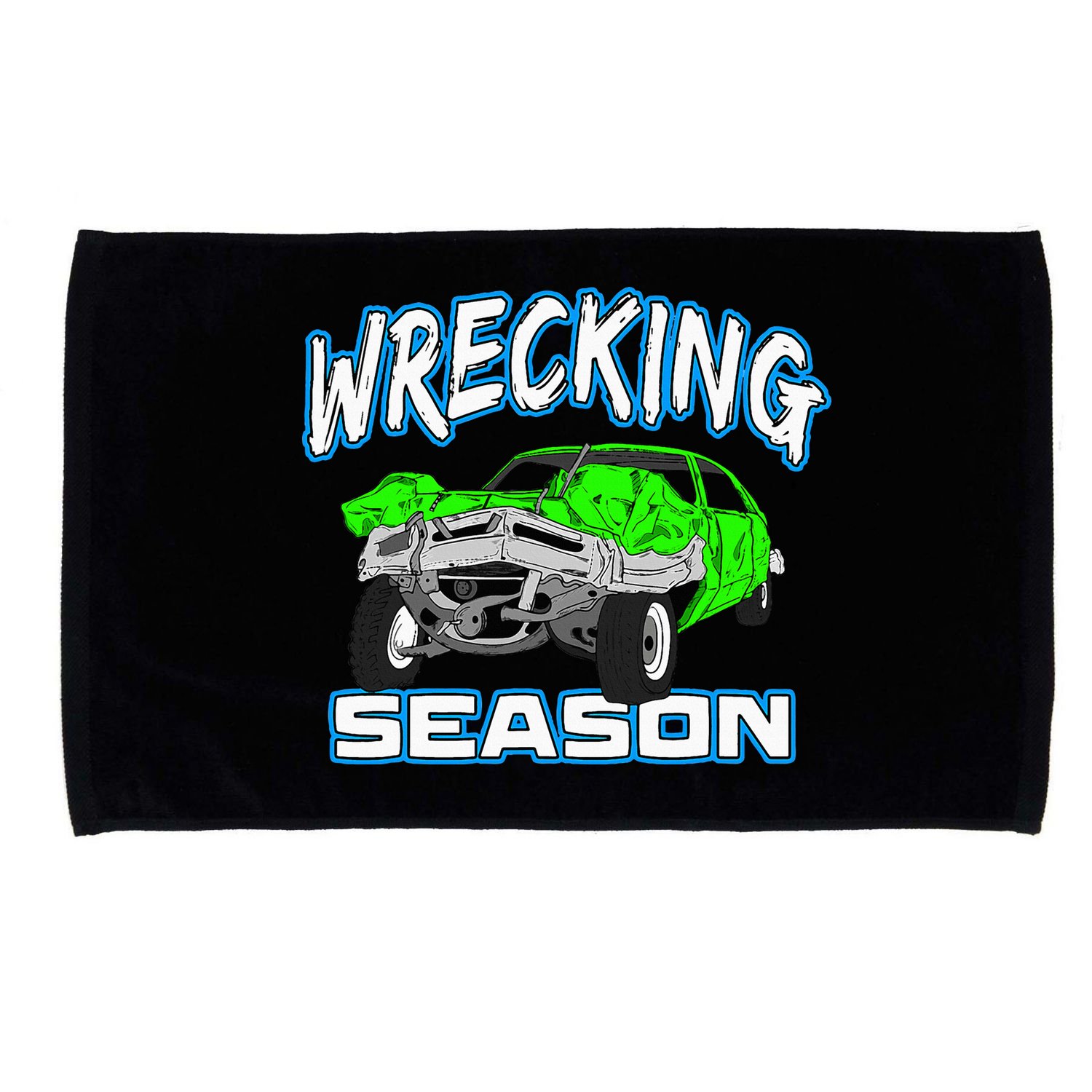 Wrecking Season Demolition Derby Microfiber Hand Towel