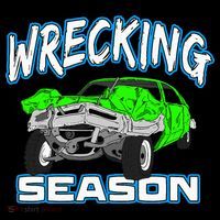Wrecking Season Demolition Derby Womens T-Shirt