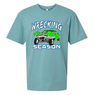 Wrecking Season Demolition Derby Sueded Cloud Jersey T-Shirt