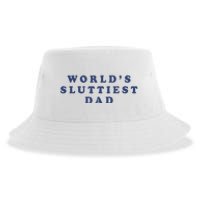 WorldS Sluttiest Dad Sustainable Bucket Hat