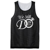 We Still Do 25 Years Funny Couple 25th Wedding Anniversary Mesh Reversible Basketball Jersey Tank