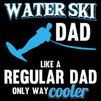 Water Ski Dad Like A Regular Dad Beach Athletes Water Skiing Gift Impact Tech Backpack