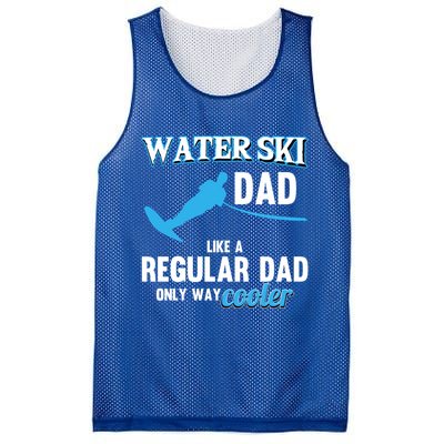 Water Ski Dad Like A Regular Dad Beach Athletes Water Skiing Gift Mesh Reversible Basketball Jersey Tank