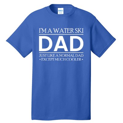 Water Ski Dad Skiing Waterski Waterskiing Waves Boat Holiday Gift Tall T-Shirt