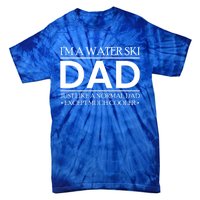 Water Ski Dad Skiing Waterski Waterskiing Waves Boat Holiday Gift Tie-Dye T-Shirt