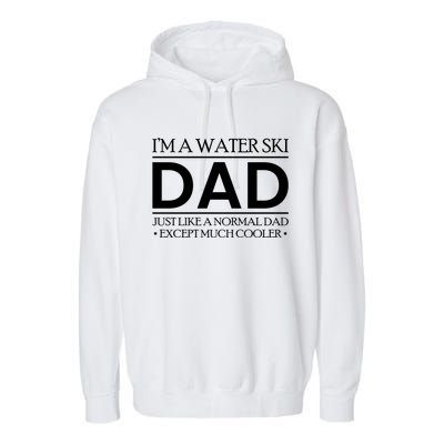 Water Ski Dad Skiing Waterski Waterskiing Waves Boat Holiday Gift Garment-Dyed Fleece Hoodie