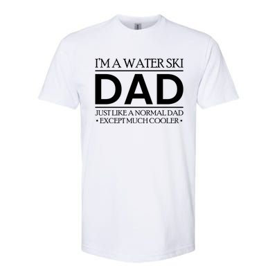 Water Ski Dad Skiing Waterski Waterskiing Waves Boat Holiday Gift Softstyle CVC T-Shirt