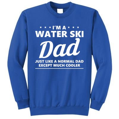 Water Ski Dad Skiing Waterski Waterskiing Waves Holiday Boat Meaningful Gift Sweatshirt