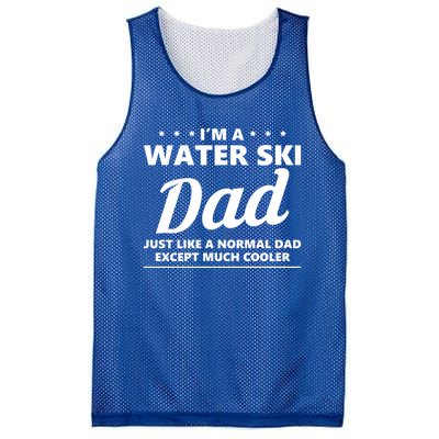 Water Ski Dad Skiing Waterski Waterskiing Waves Holiday Boat Meaningful Gift Mesh Reversible Basketball Jersey Tank