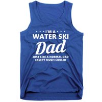 Water Ski Dad Skiing Waterski Waterskiing Waves Holiday Boat Meaningful Gift Tank Top