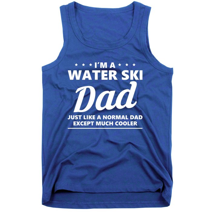 Water Ski Dad Skiing Waterski Waterskiing Waves Holiday Boat Meaningful Gift Tank Top