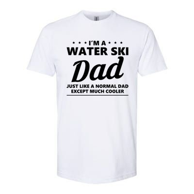 Water Ski Dad Skiing Waterski Waterskiing Waves Holiday Boat Meaningful Gift Softstyle® CVC T-Shirt