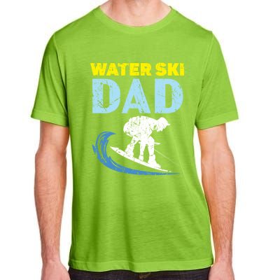 Water Ski Dad Water Skiing Best Daddy Ever Fathers Day Gift Adult ChromaSoft Performance T-Shirt