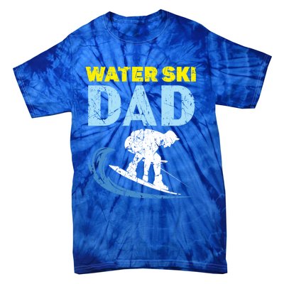 Water Ski Dad Water Skiing Best Daddy Ever Fathers Day Gift Tie-Dye T-Shirt