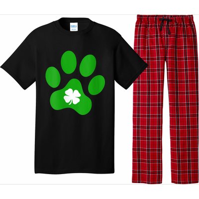 Womens Shamrock Dog St. Patrick's Day Pajama Set