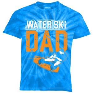 Water Ski Dad Water Skiing Best Daddy Ever Fathers Day Gift Kids Tie-Dye T-Shirt